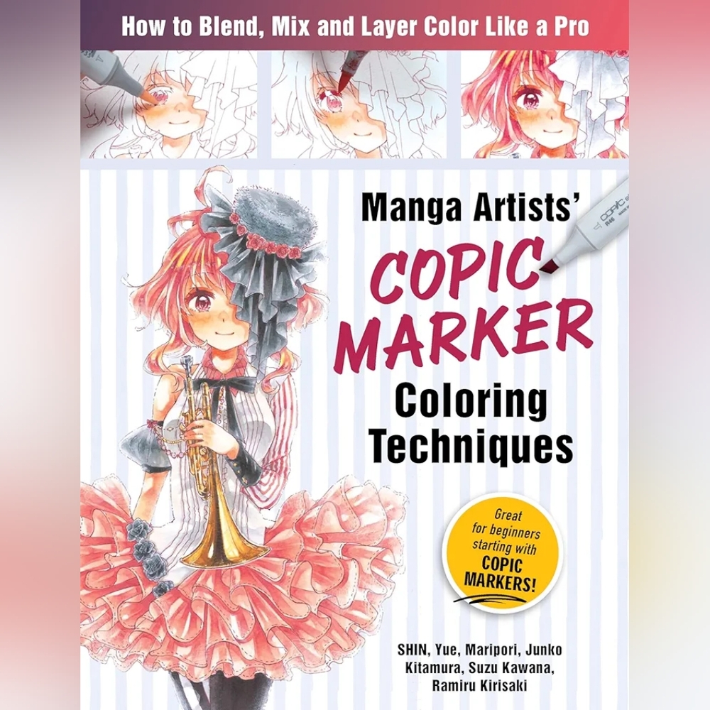 Book - Manga Artists' Copic Marker Coloring Techniques